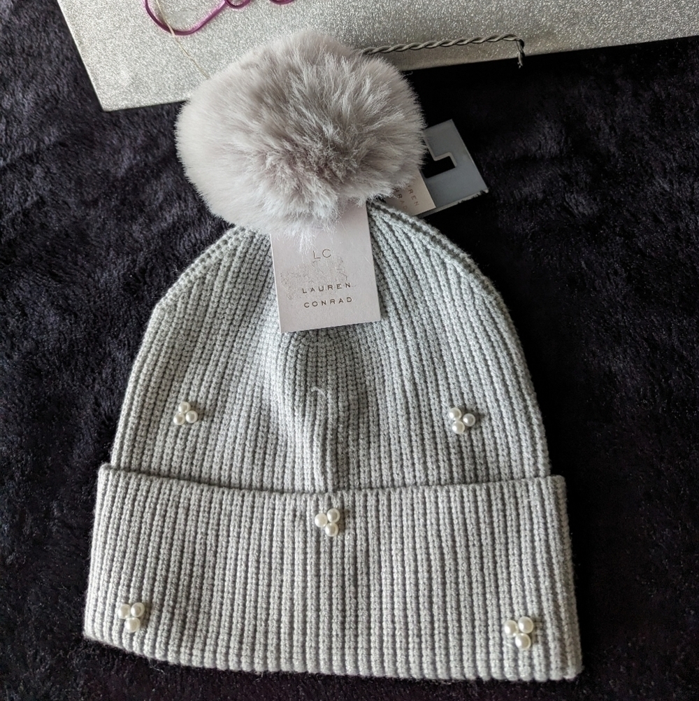 Lauren Conrad Hat Gray - Picture 2 of 6